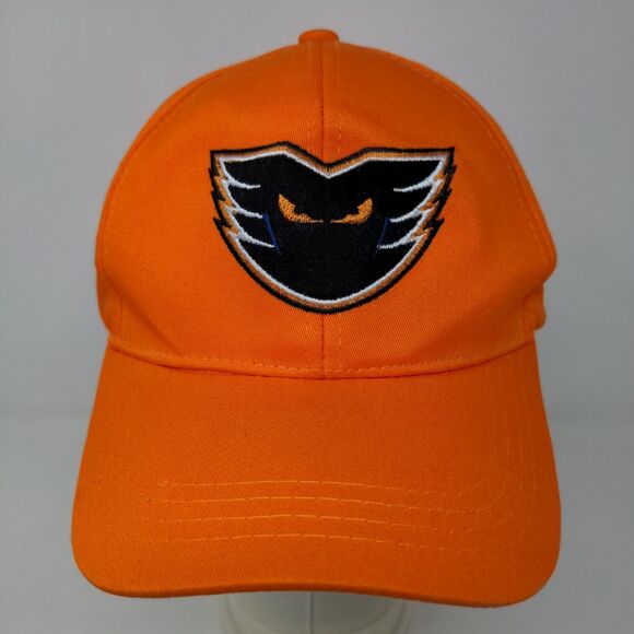 Service Electric Men's Strapback Hat Orange Adjustable Embroidered Logo - Picture 2 of 6